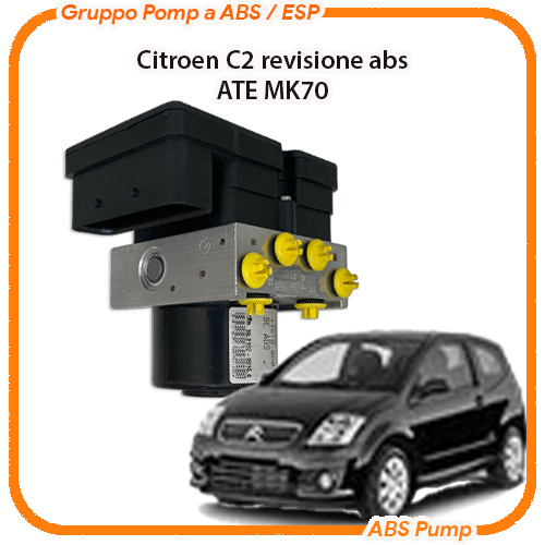 ABS Citroen C2 Ate MK70 Revisione pompa abs